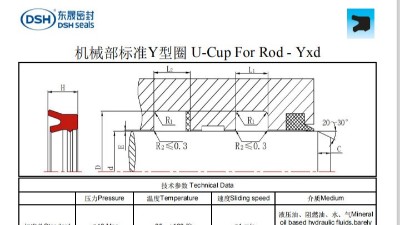 新版机械部标准Y型圈规格尺寸表