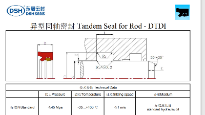 异型同轴O型密封圈规格尺寸表