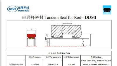 新版串联杆密封圈规格尺寸表