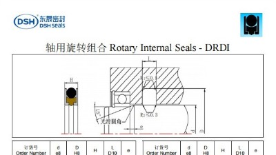 新版轴用旋转组合圈规格尺寸