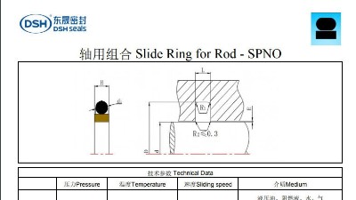 轴用组合密封圈规格尺寸表SPNO