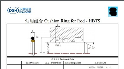 轴用组密封规格尺寸HBTS