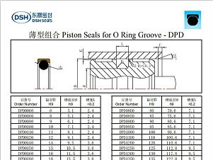 新版薄型组合密封圈规格尺寸表1